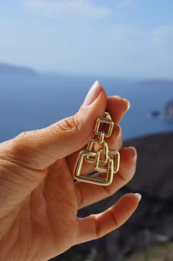 Affinity 5 Link Drop Earrings