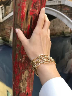 Affinity 3 Row Woven Bracelet