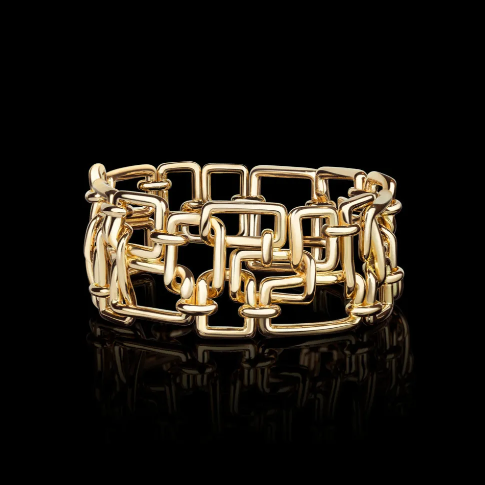 Affinity 3 Row Woven Bracelet