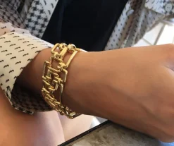 Affinity 3 Row Woven Bracelet
