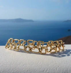 Affinity 3 Row Woven Bracelet