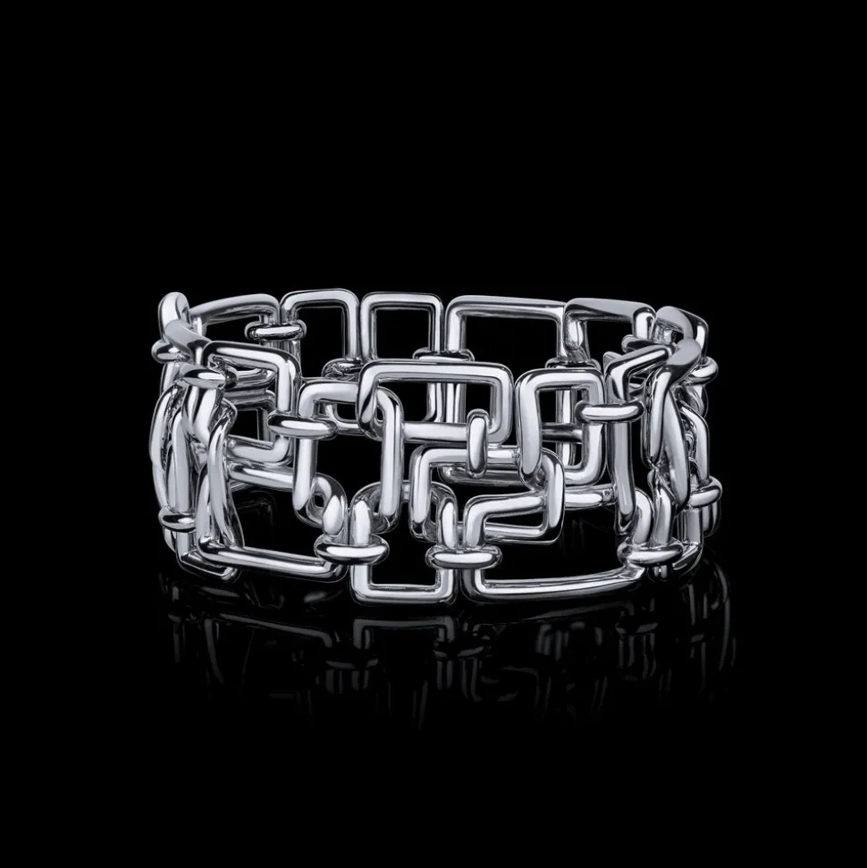 Affinity 3 Row Woven Bracelet