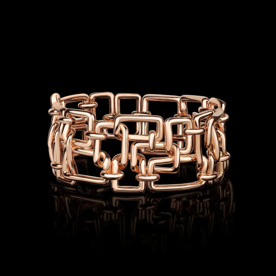Affinity 3 Row Woven Bracelet