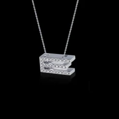 Alphabet Diamond Necklace
