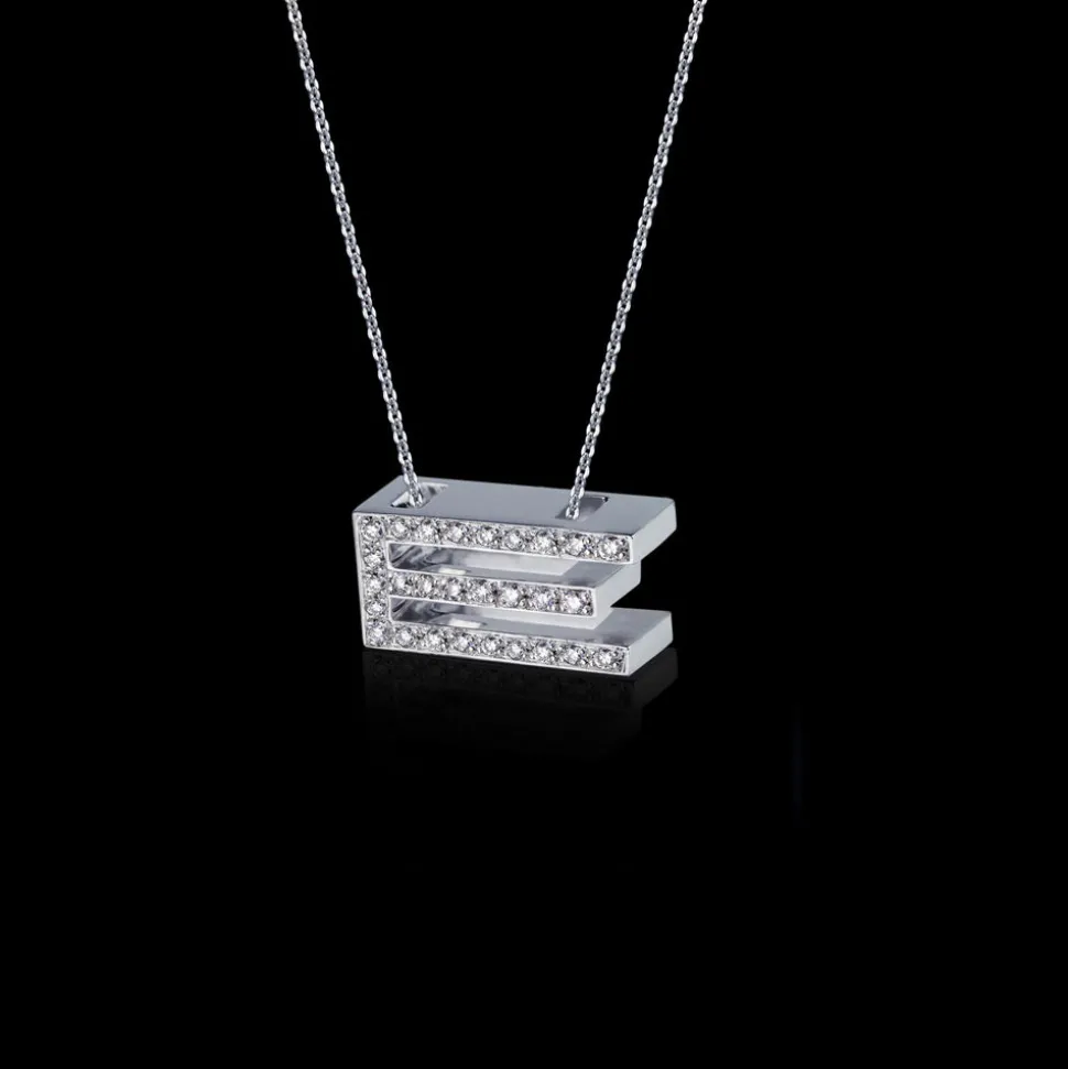 Alphabet Diamond Necklace