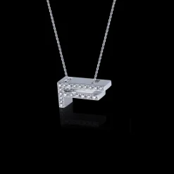Alphabet Diamond Necklace