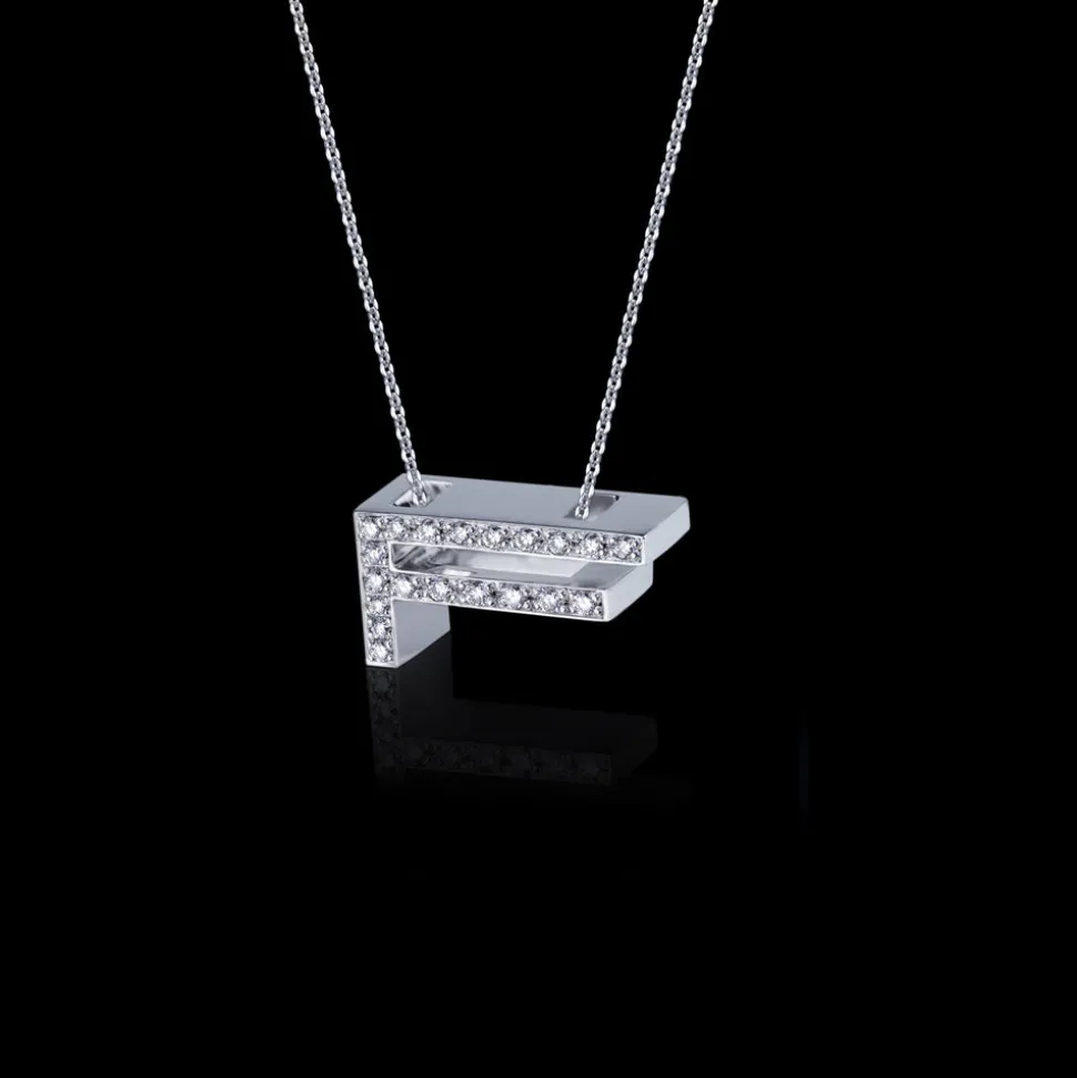 Alphabet Diamond Necklace