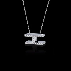 Alphabet Diamond Necklace
