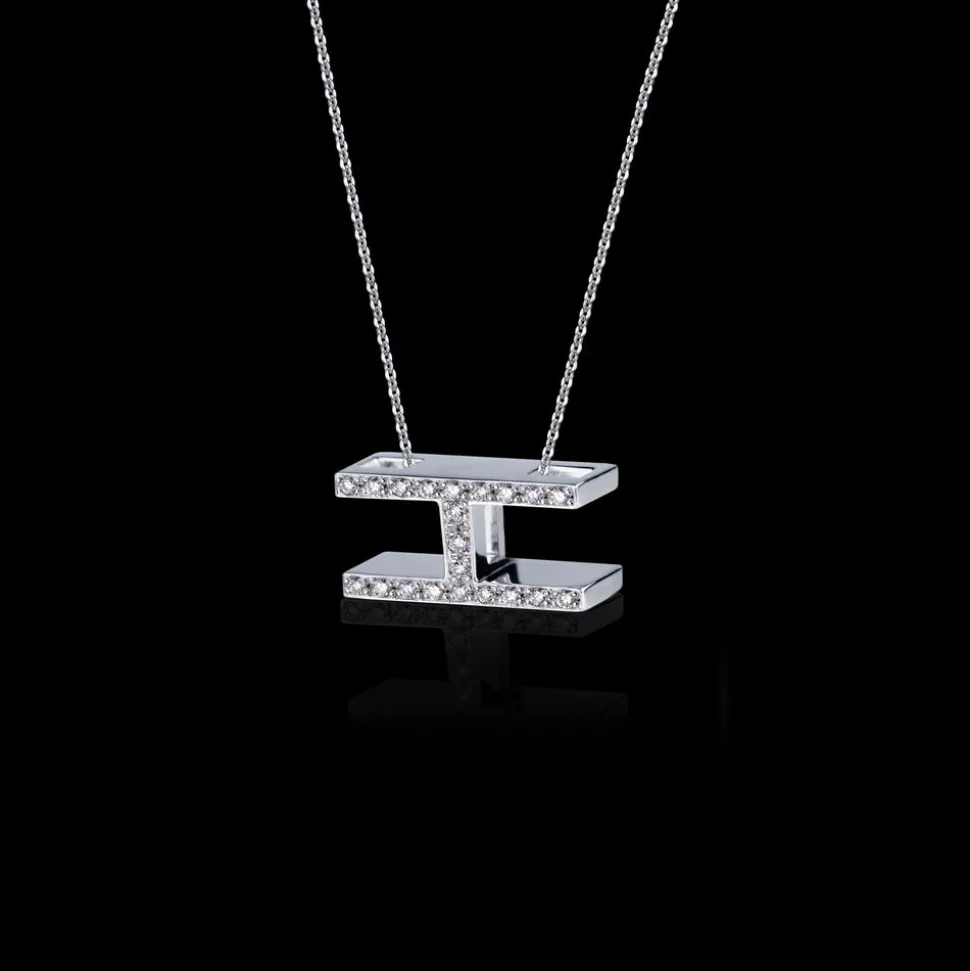 Alphabet Diamond Necklace
