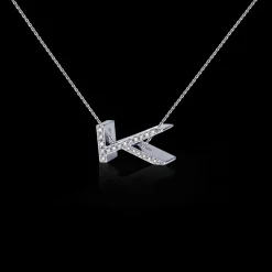 Alphabet Diamond Necklace