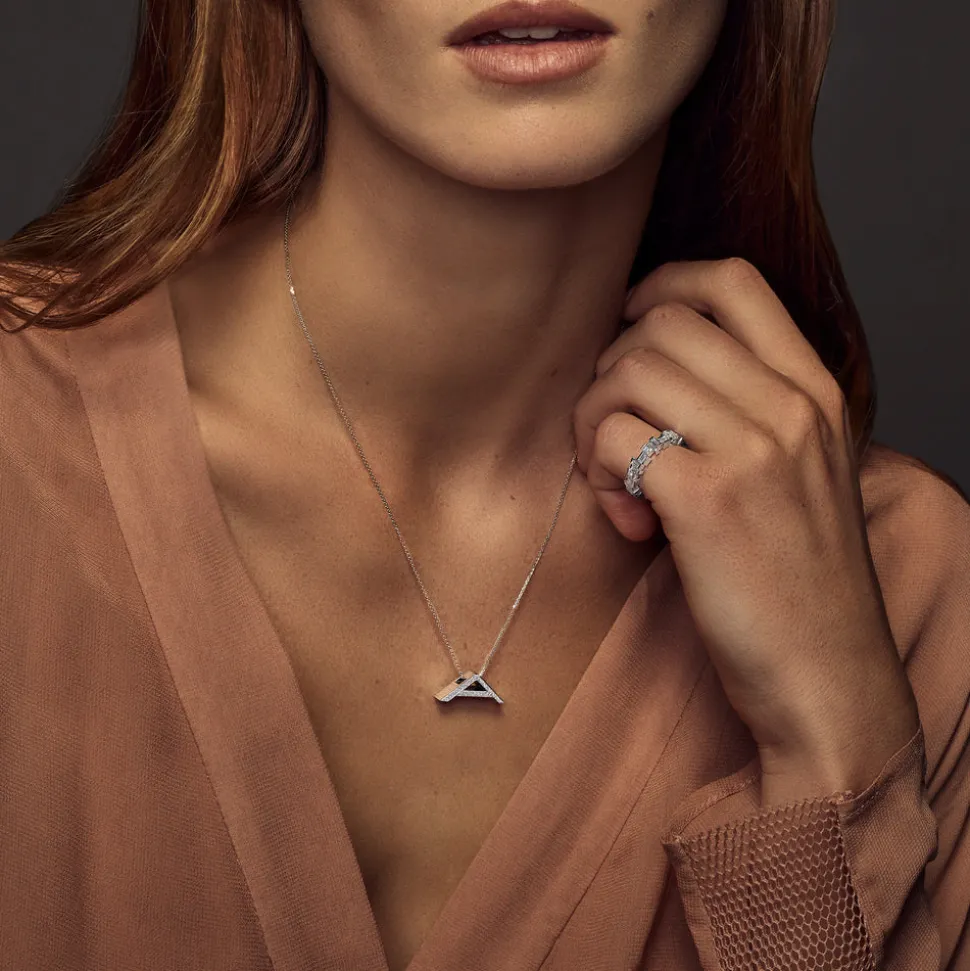 Alphabet Diamond Necklace