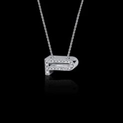 Alphabet Diamond Necklace