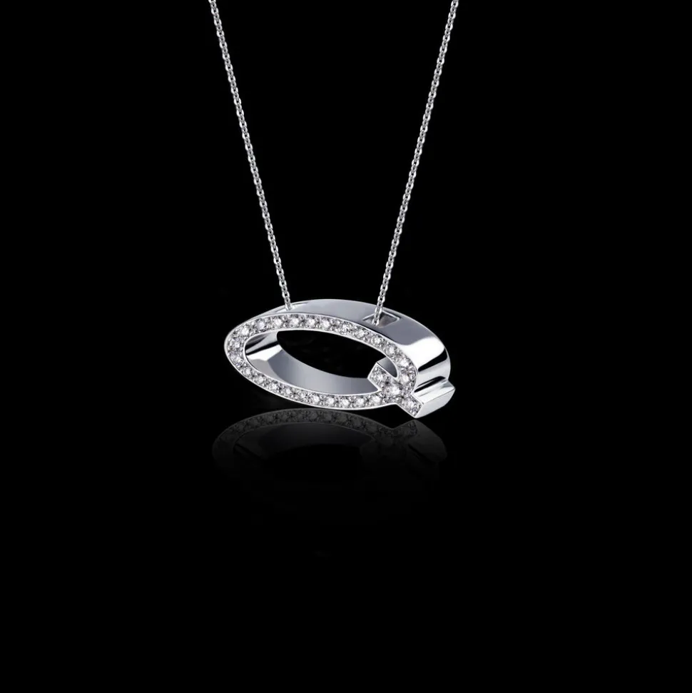 Alphabet Diamond Necklace