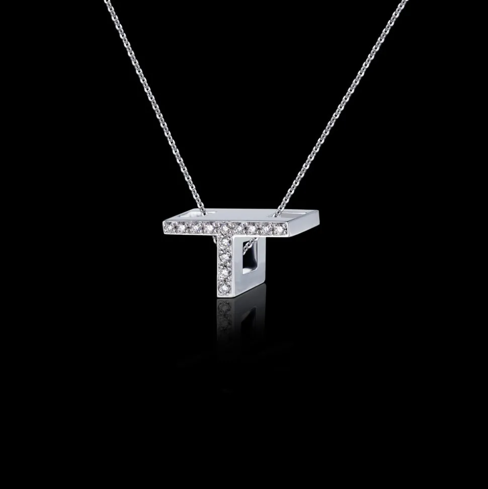Alphabet Diamond Necklace