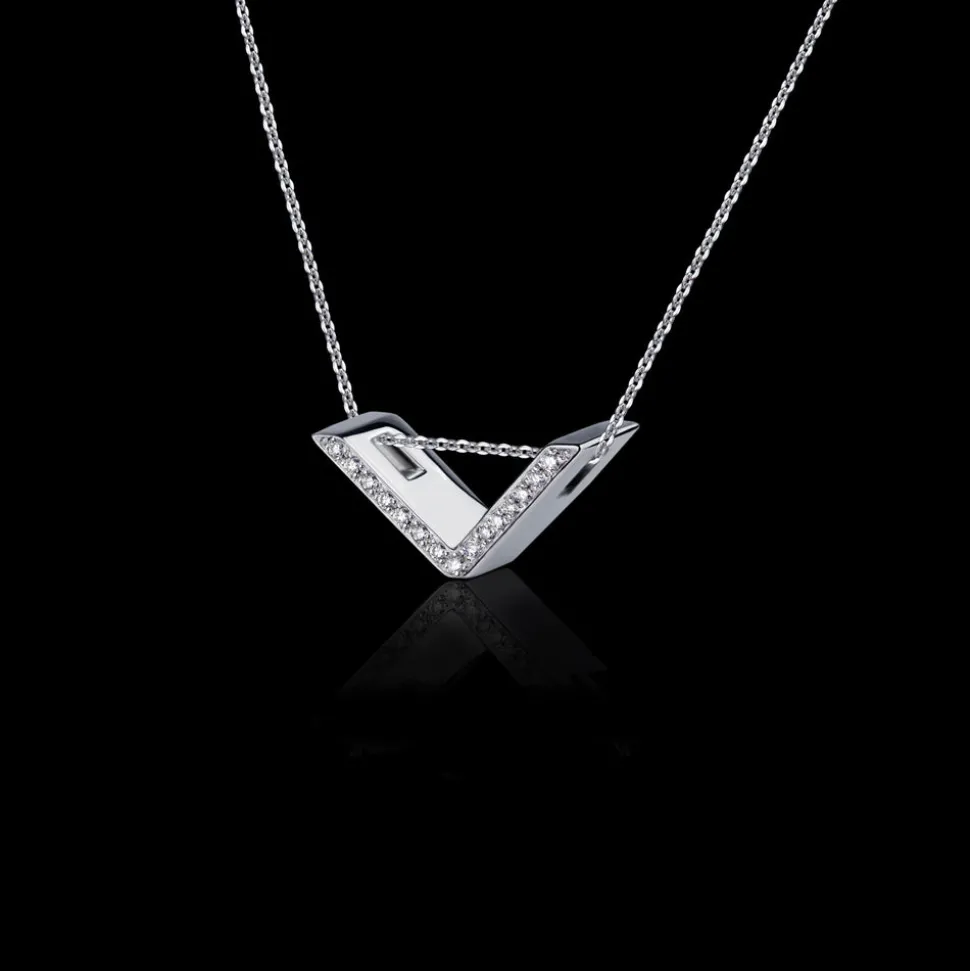 Alphabet Diamond Necklace