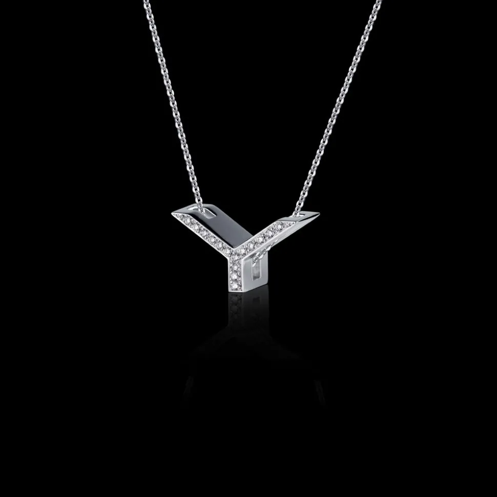 Alphabet Diamond Necklace