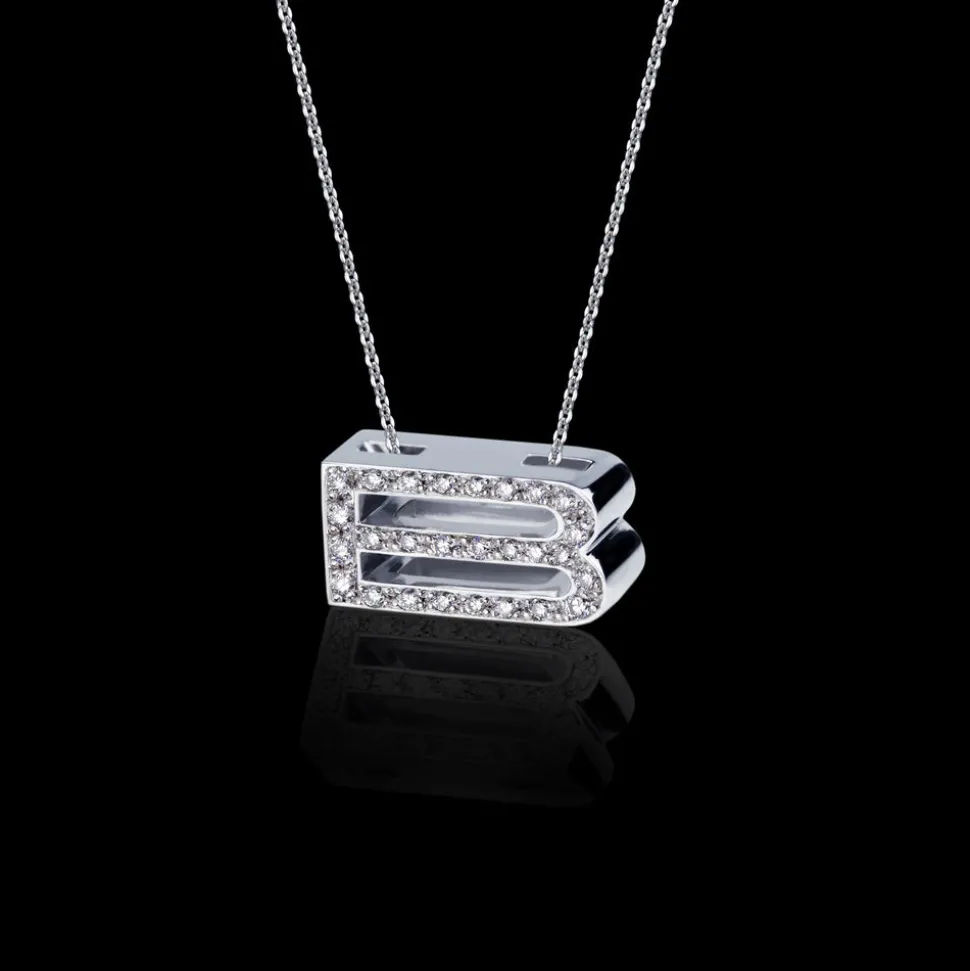 Alphabet Diamond Necklace