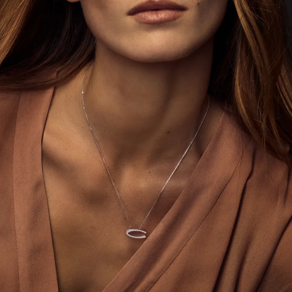 Alphabet Diamond Necklace