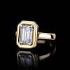 Athena 2.01ct Emerald Diamond Engagement Ring