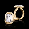 Athena Halo Diamond Engagement Ring