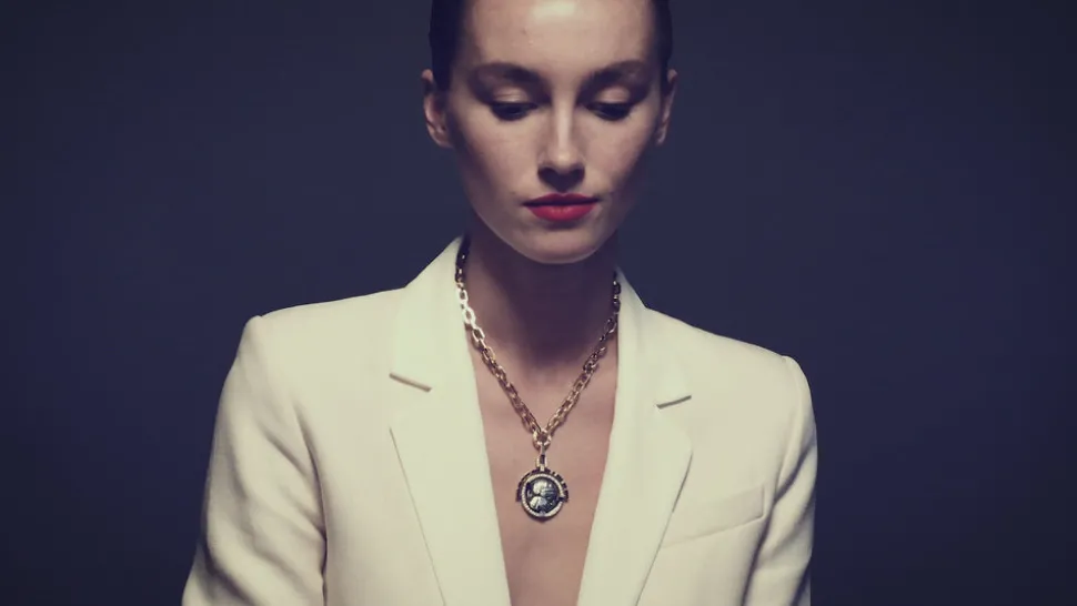 Athena Necklace with Ancient coin