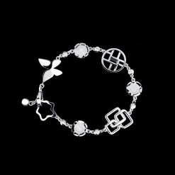 Canturi Signature Diamond and Mother of Pearl Bracelet