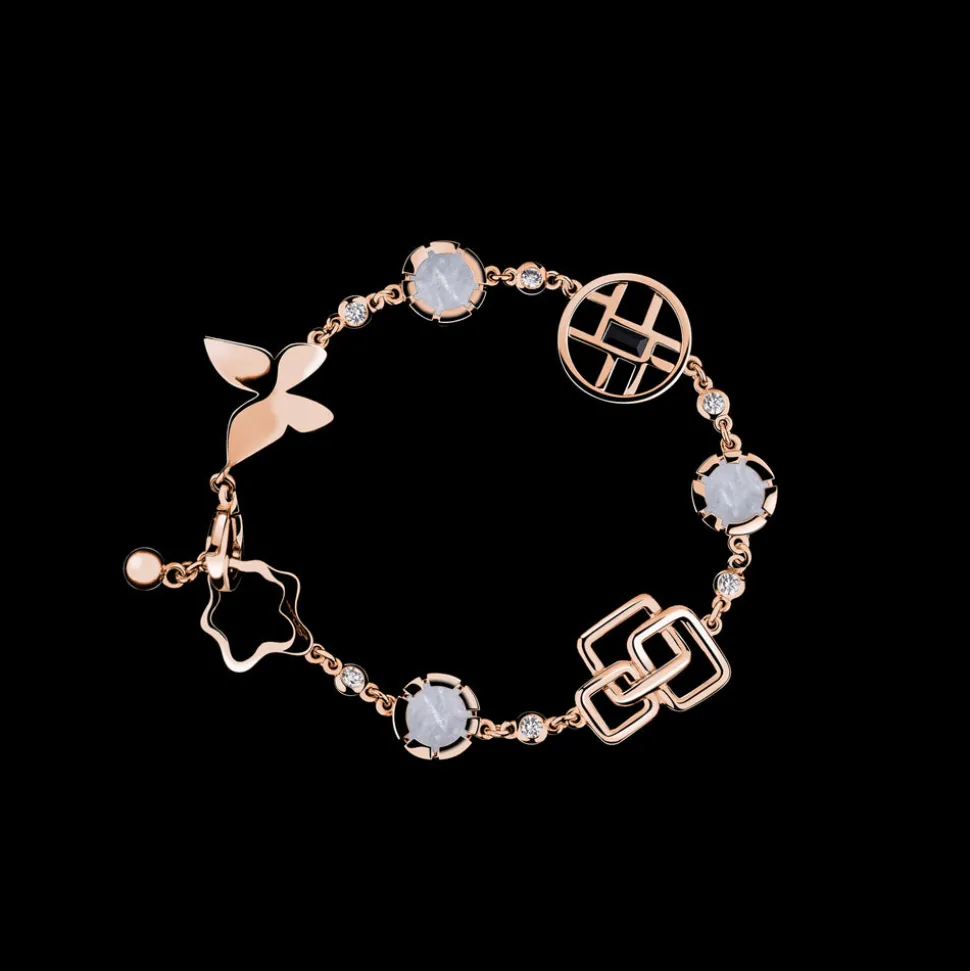 Canturi Signature Diamond and Mother of Pearl Bracelet