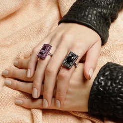 Captivo Ring (Amethyst and Pink Sapphires)
