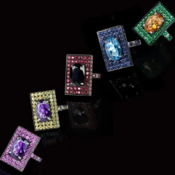 Captivo Ring (Amethyst and Yellow Sapphires)