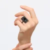 Captivo Ring (Australian Black Sapphires)