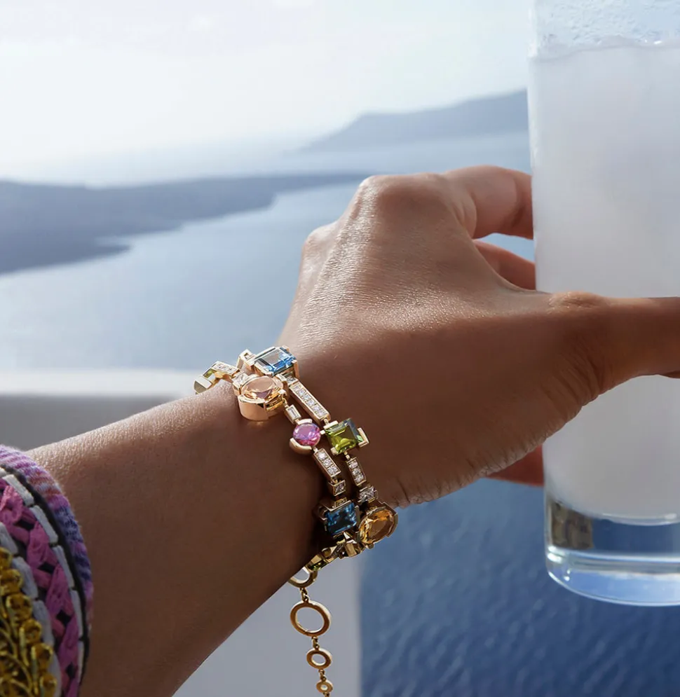 Cubism Colourburst Bracelet (2 row)