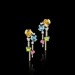 Cubism Colourburst Drop Earrings