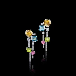 Cubism Colourburst Drop Earrings