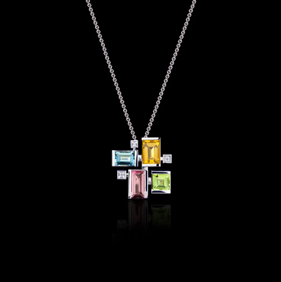 Cubism Colourburst Necklace