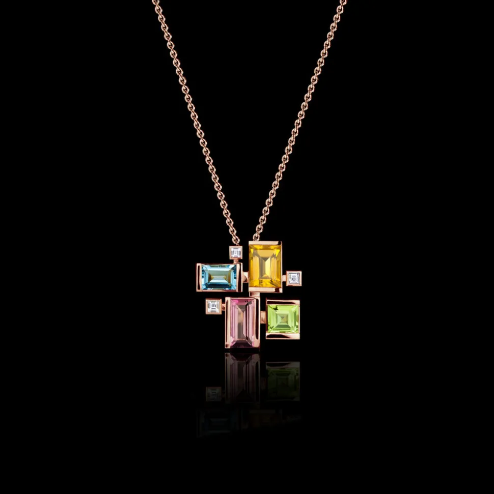 Cubism Colourburst Necklace