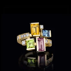 Cubism Colourburst Ring