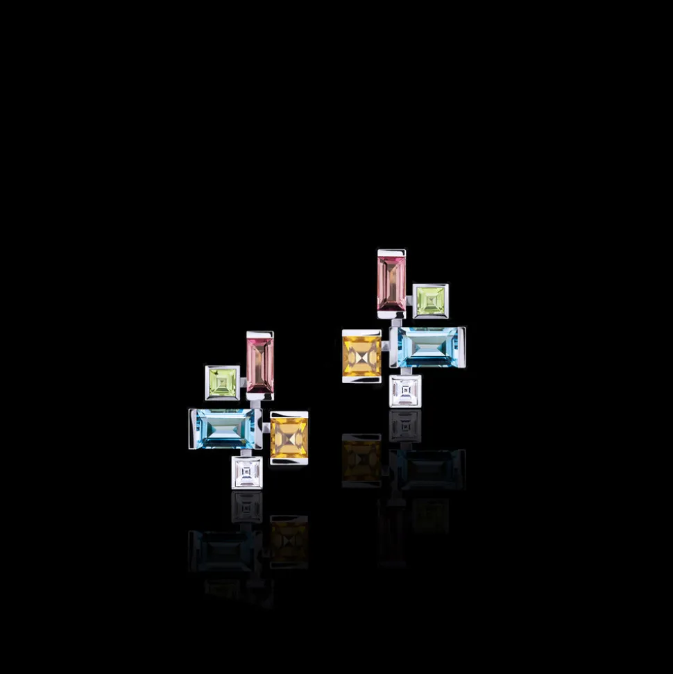 Cubism Colourburst Small Earrings