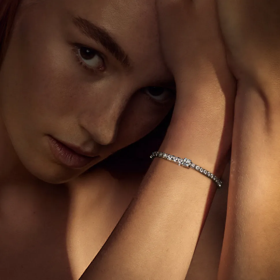 Cubism Diamond Line Bracelet