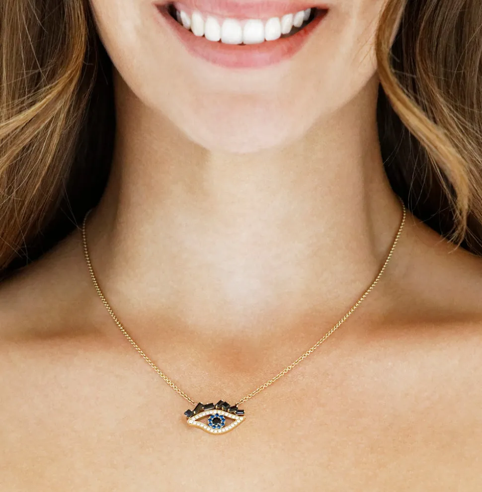Cubism Eye Necklace