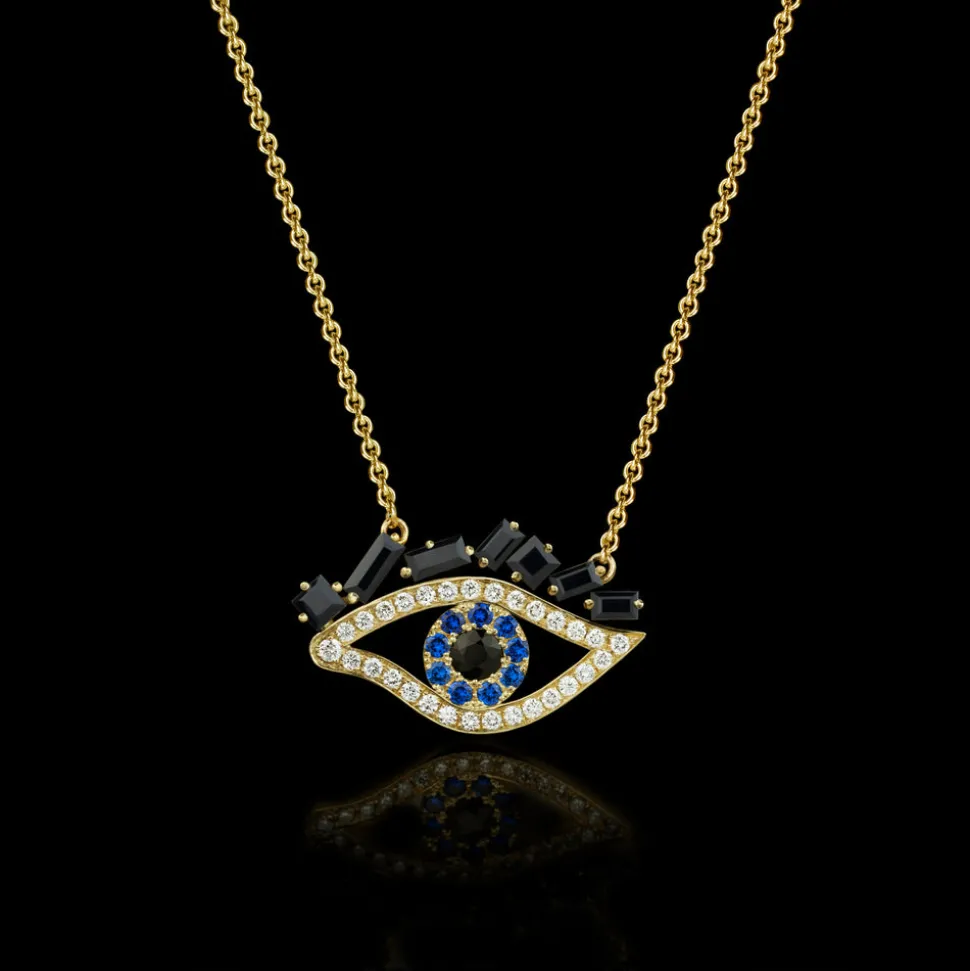 Cubism Eye Necklace