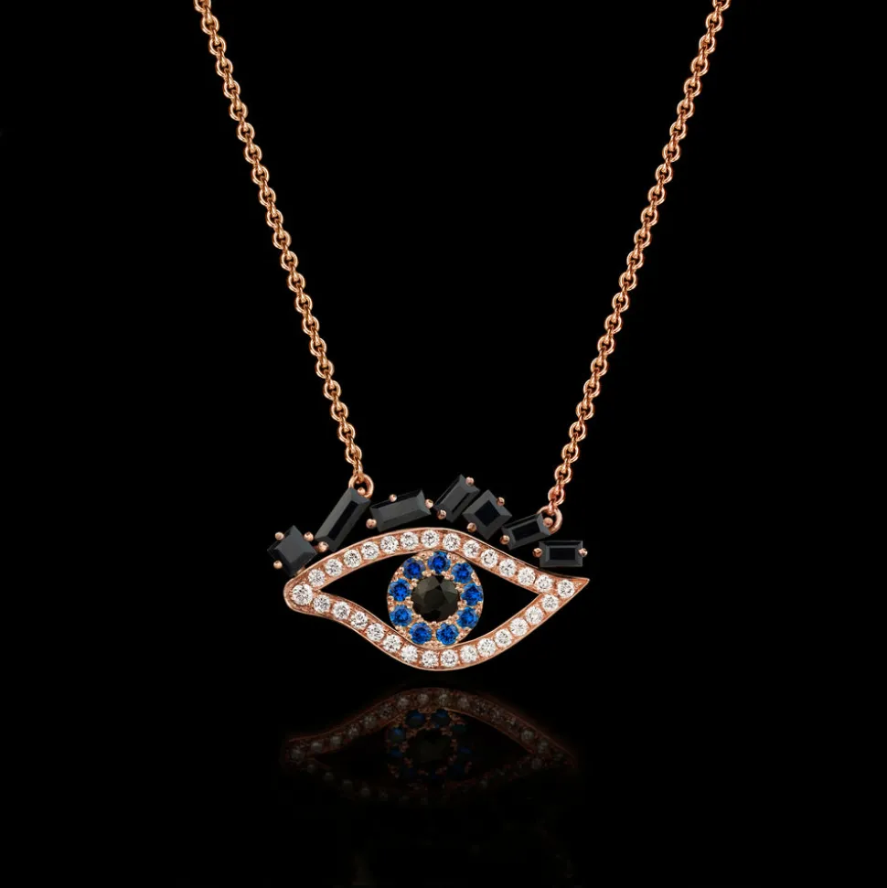 Cubism Eye Necklace