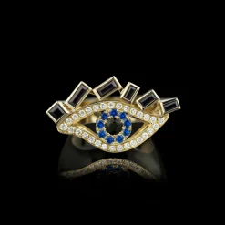 Cubism Eye Ring