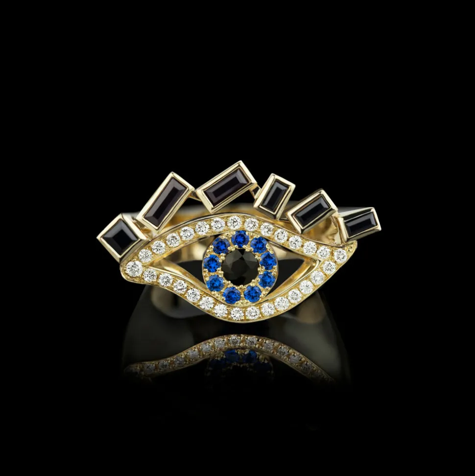 Cubism Eye Ring