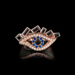 Cubism Eye Ring