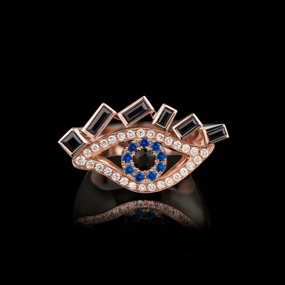 Cubism Eye Ring