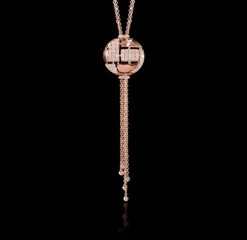 Cubism Pavé Globe Neckpiece