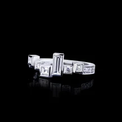 Cubism Radiant Diamond Ring