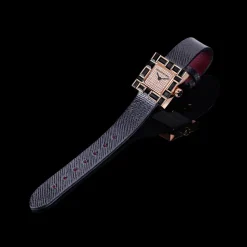 Cubism Watch | Australian Black Sapphire & Diamond Dial