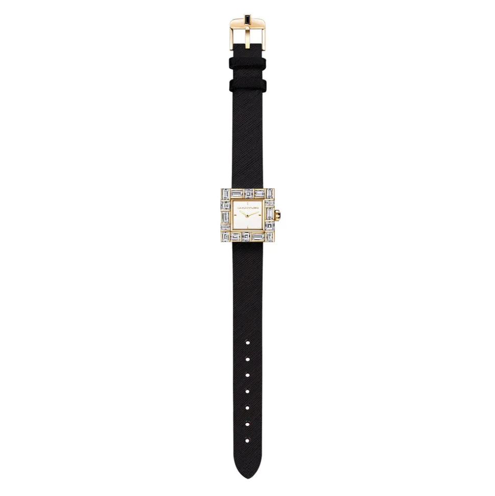 Cubism Watch | Diamond & White Dial