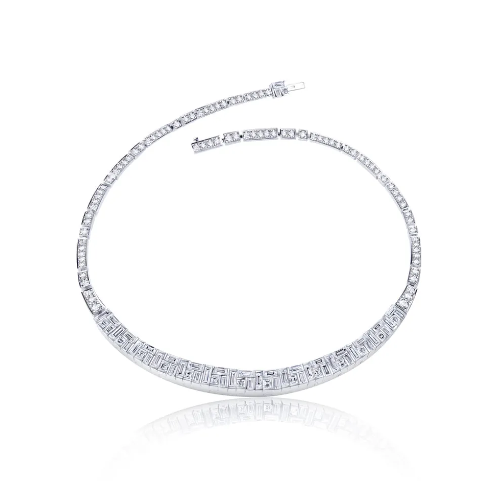 Cubism-Regina Diamond Necklace